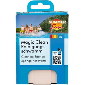 Summer Fun Magic Clean Reinigungsschwamm zur Poolreinigung von hartnäckigen Rückständen.