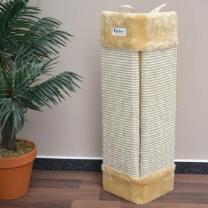Beiger eyepower Sisal Kantenschutz S für Innen- und Außenecken, 50x22 cm.
