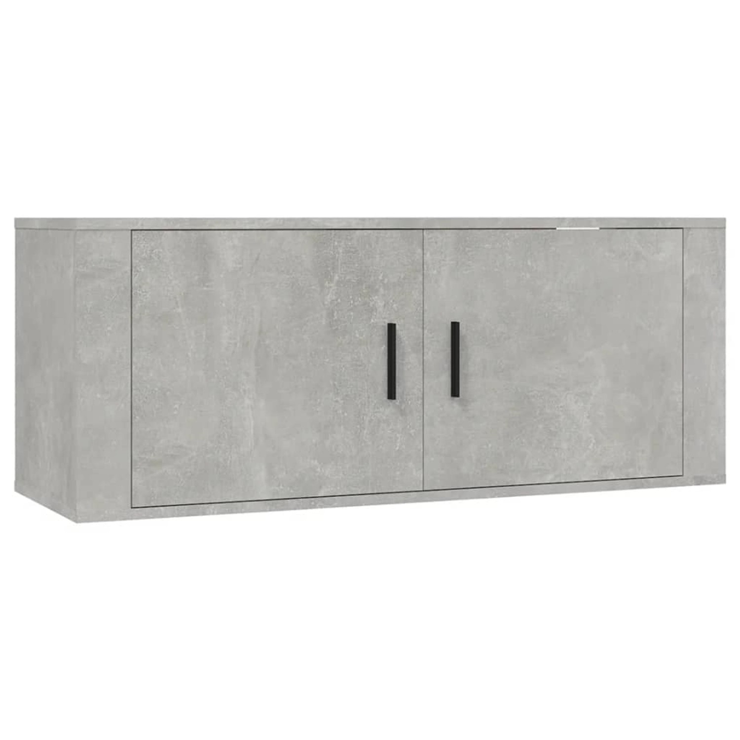 vidaXL TV-Wandschrank Betongrau 100x34,5x40 cm 816636