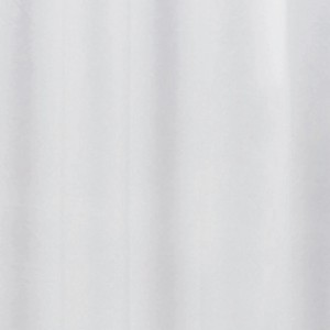 Weißer Bestlivings Dekoschal Noella Voile, 140x145cm, 2er-Pack, Ösenaufhängung, Fenstervorhang.