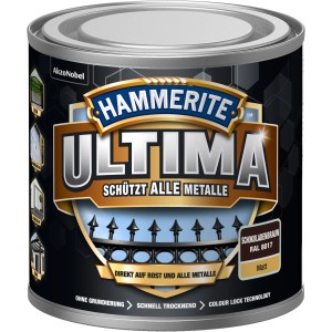 Hammerite Ultima Metallschutzlack, matt, Schokoladenbraun, 250ml Dose. Rostschutz und Lack in einem.