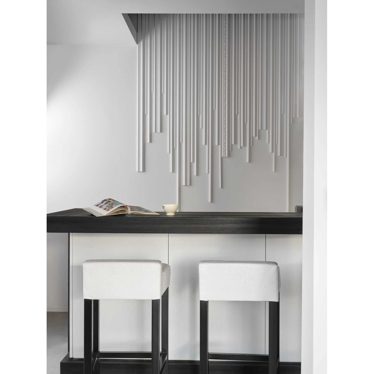 NOEL & MARQUET NMC SP3-Box ARSTYL Wandleisten, 50 Stk., 100 m, weiß, als Wanddeko.