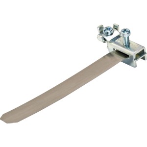 Erdungsbandschelle für Rohre (1/8 - 3/8 Zoll) aus Metall, zur Erdung von Rohren.