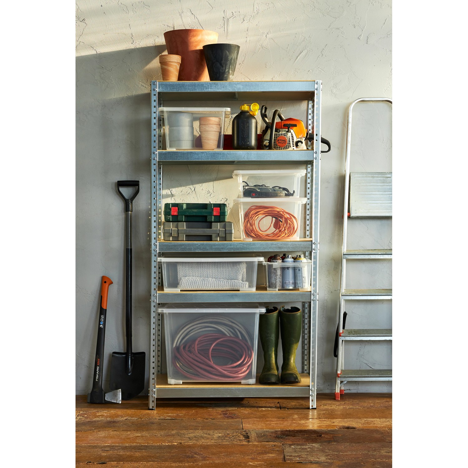 Rotho Box Evo Easy mit Rädern 65, Transparent