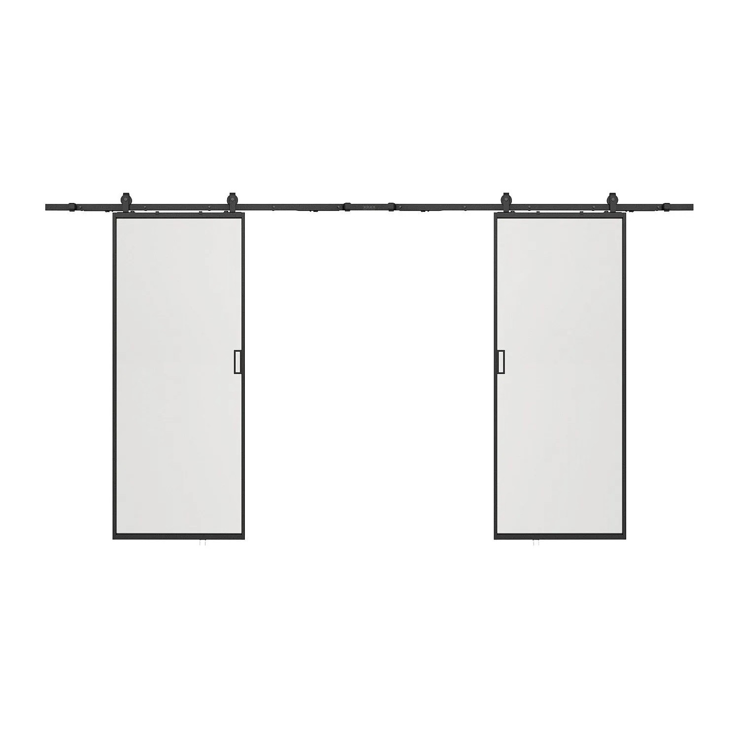 Vente-unique Schiebetür Linci Schwarz 73 cm