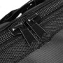 Detailaufnahme: Reißverschlüsse der STAHLWERK Werkzeugtasche XL. Robuste Montagetasche mit 21 Fächern.