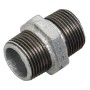 Verzinkter Doppelnippel AG 33,3 mm (R 1) für Pumpen & Hauswasserwerke.