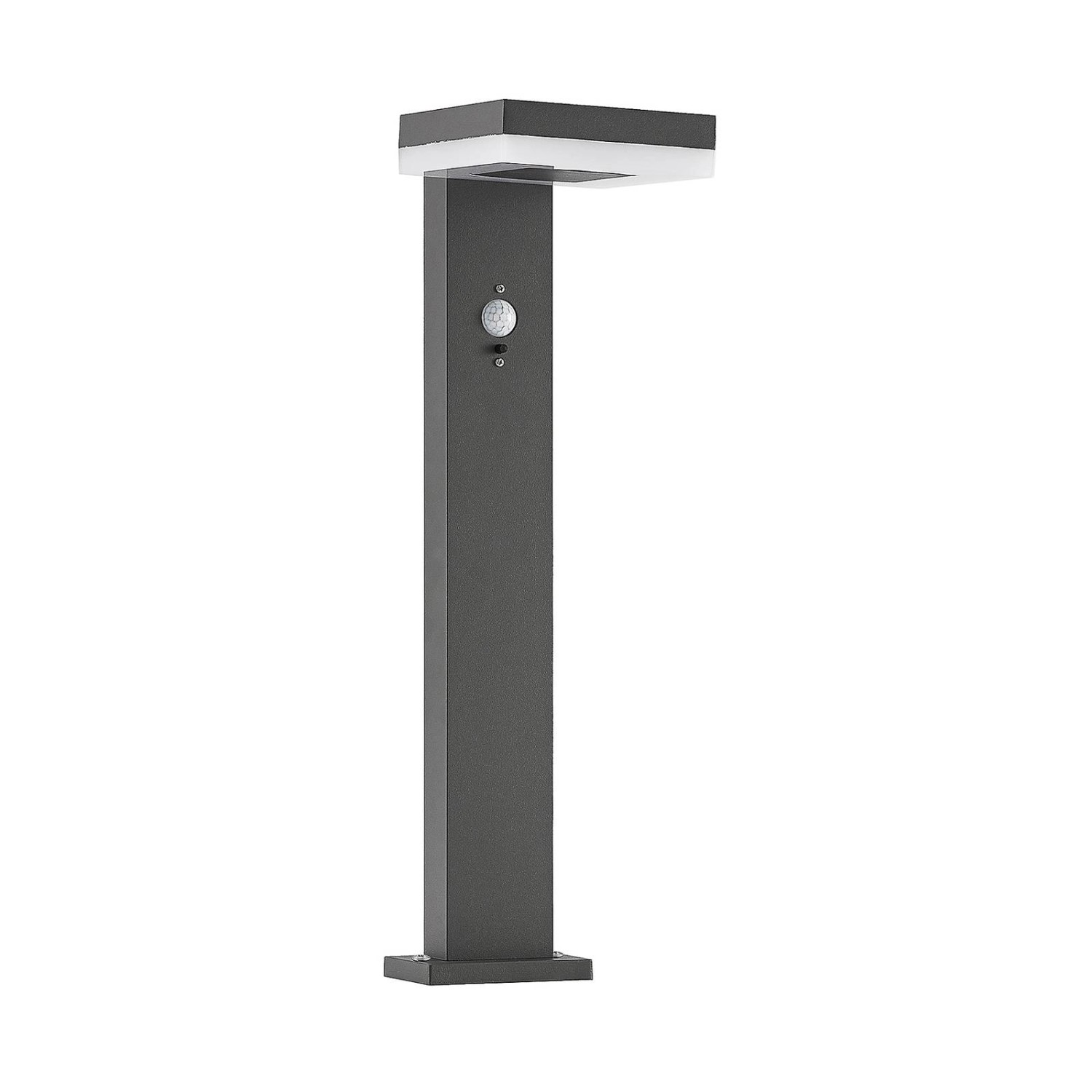 Lindby LED Solarleuchten Laira 9977102 mit Bewegungsmelder Spritzwassergeschützt Modern in Schwarz aus Aluminium 1-flamm...