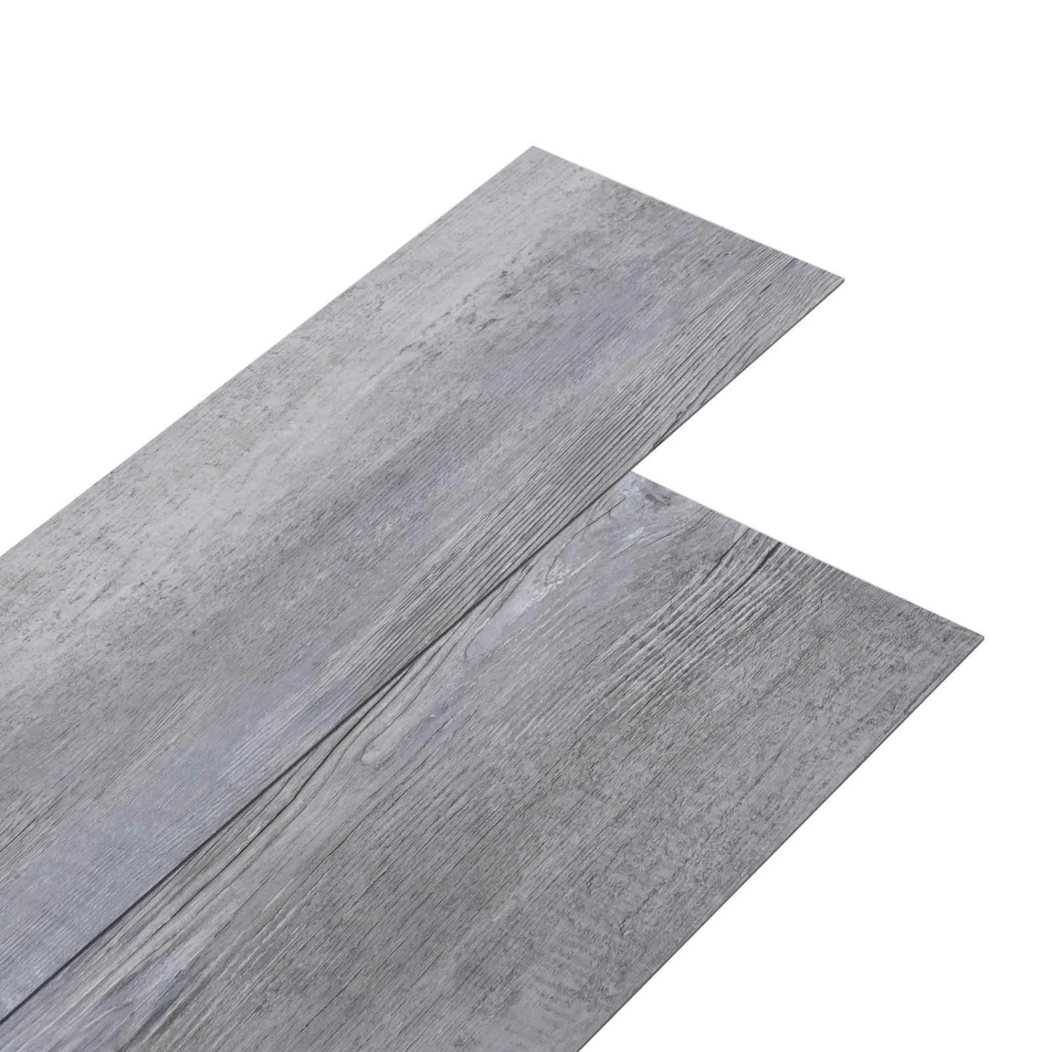 vidaXL Bodenplatten 36 Stk Grau 5,02 m² PVC 42046312