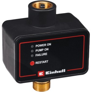 Einhell Elektronischer Durchflussschalter für Pumpen & Hauswasserwerke mit LED-Anzeige.