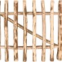 Floraworld Staketen-Gartentor aus Haselnuss-Holz, 90x100cm, naturbelassen für Garten & Zaunbau.