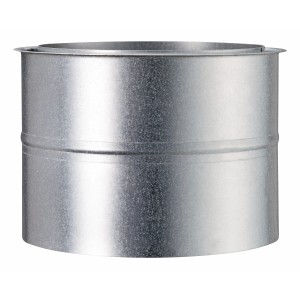 OBI Wandfutter Ø 150 mm aus Aluminium für Kamin und Ofen.