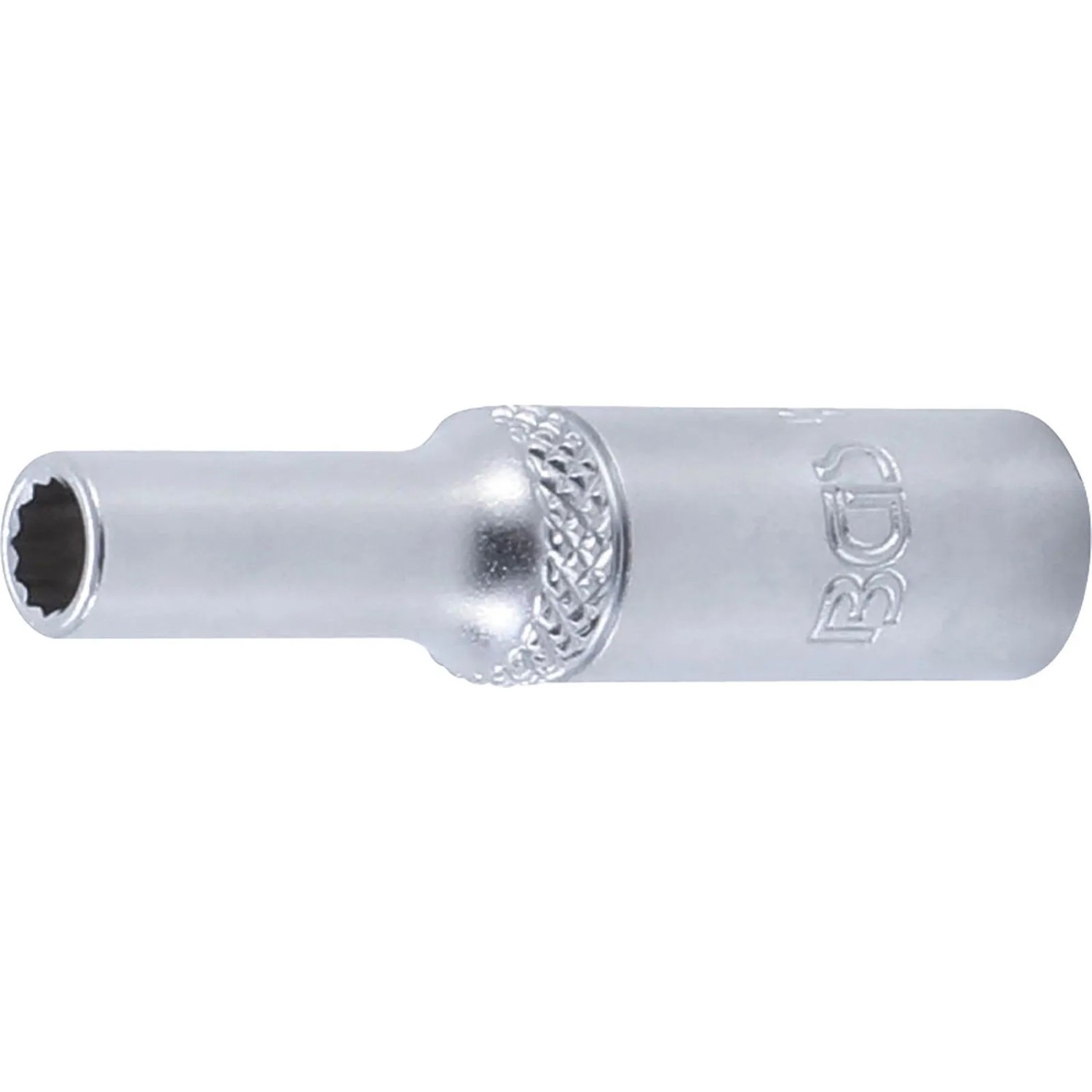 BGS Steckschlüssel Einsatz Zwölfkant Tief Antrieb Innenvierkant 6 3 Mm  1 4 Zoll  SW 5 Mm 10704
