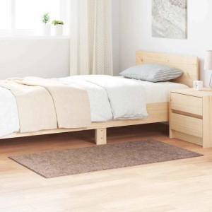 vidaXL Anti-Rutsch Shaggy Teppich Braun 80 x 150 cm PP 4019790