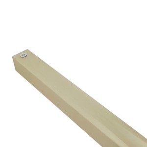 Duschparadies Stabilisierungsstange 90cm Stabilisator x 2 Für 6-10mm Glas Walk-in Dusche Glas Seitenwand Gold Gebürstet