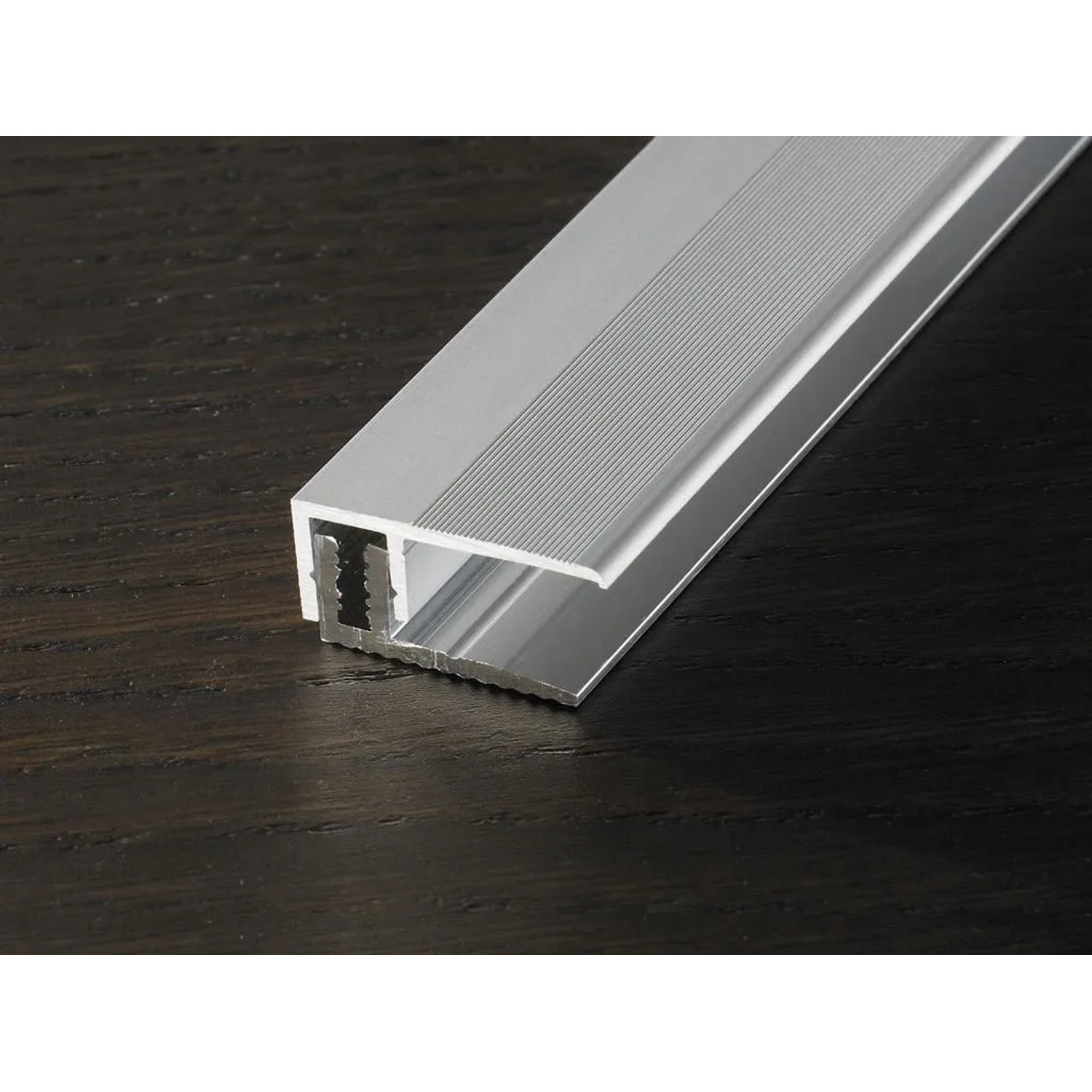 Proline Abschlussprofil Provario Universal Aluminium Eloxiert Silber 100 cm Lang
