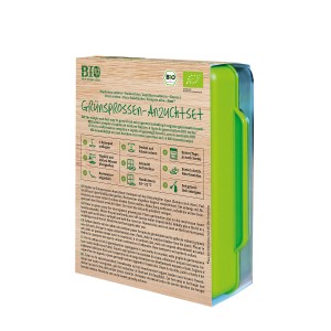 Sperli Grünsprossen-Anzuchtset MicroGreen Starter-Set, Komplettset für Sprossenanzucht.