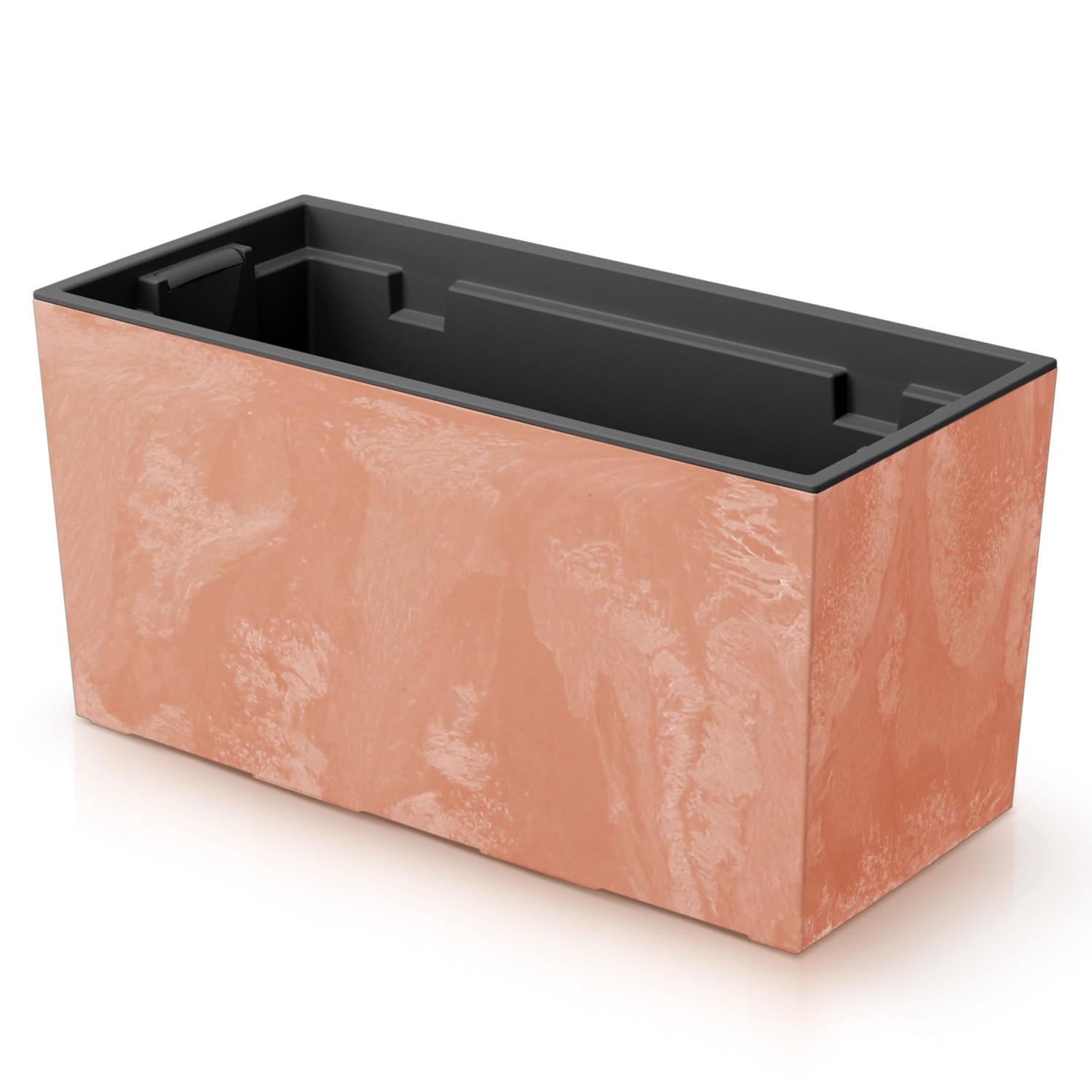 Prosperplast Pflanzkasten Urbi Beton Effect 8 L Terracotta günstig online kaufen