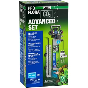 JBL Proflora Advanced M CO2-Düngeanlage Set mit Mehrwegflasche für Aquarien von 40-600l.