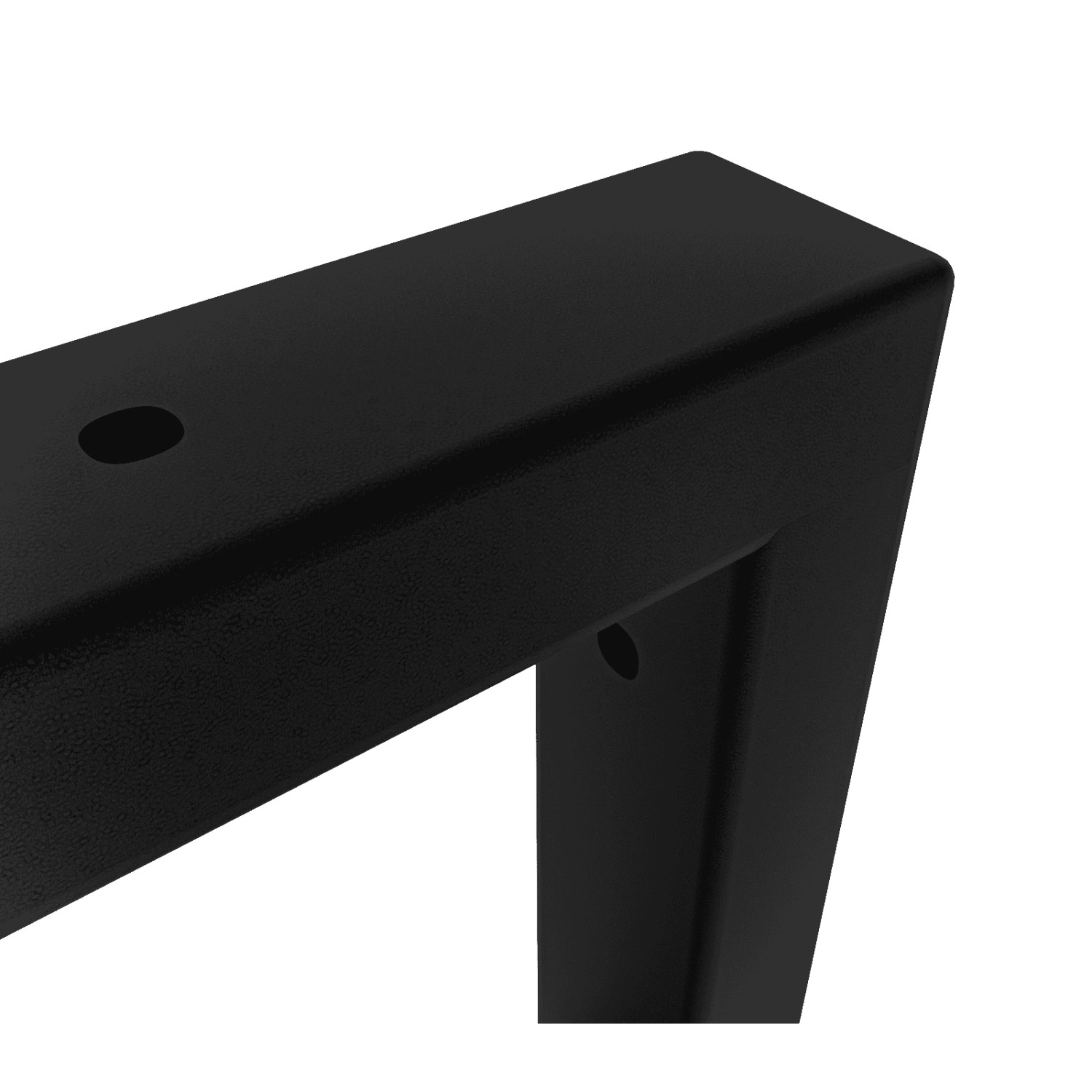 HEVVA Waschtischhalterung RHEIN 15 cm Hoch 20 cm Tief 2er Set Schwarz_8