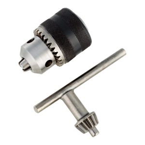 LUX Zahnkranzbohrfutter R 10 mm mit Bohrfutterschlüssel für Bohrmaschinen.