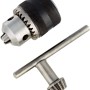LUX Zahnkranzbohrfutter R 10 mm mit Bohrfutterschlüssel für Bohrmaschinen.