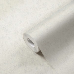 Rolle Bricoflor Vliestapete in Creme-Weiß mit feiner Struktur. Uni Tapete für Wohn- und Schlafzimmer.