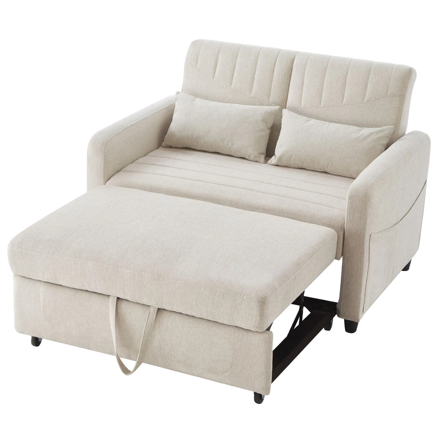 Merax Schlafsofa 2 Sitzer Modern Verstellbar