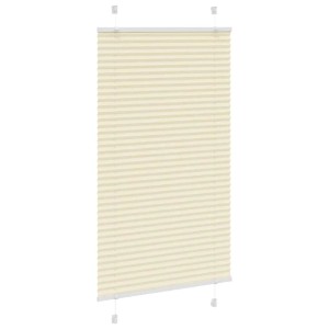 vidaXL Plissee Creme 70x150 cm Stoffbreite 69,4 cm Polyester 4015290