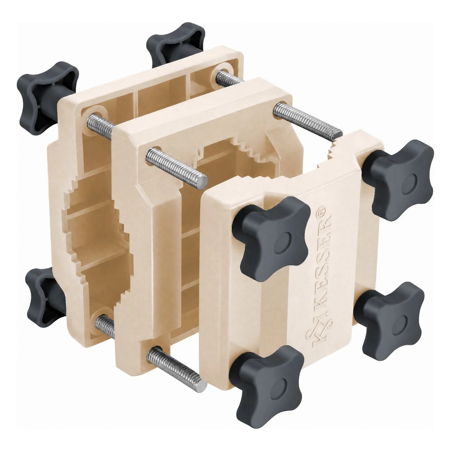 KESSER Sonnenschirmhalter für Balkongeländer Universal Beige Anthrazit