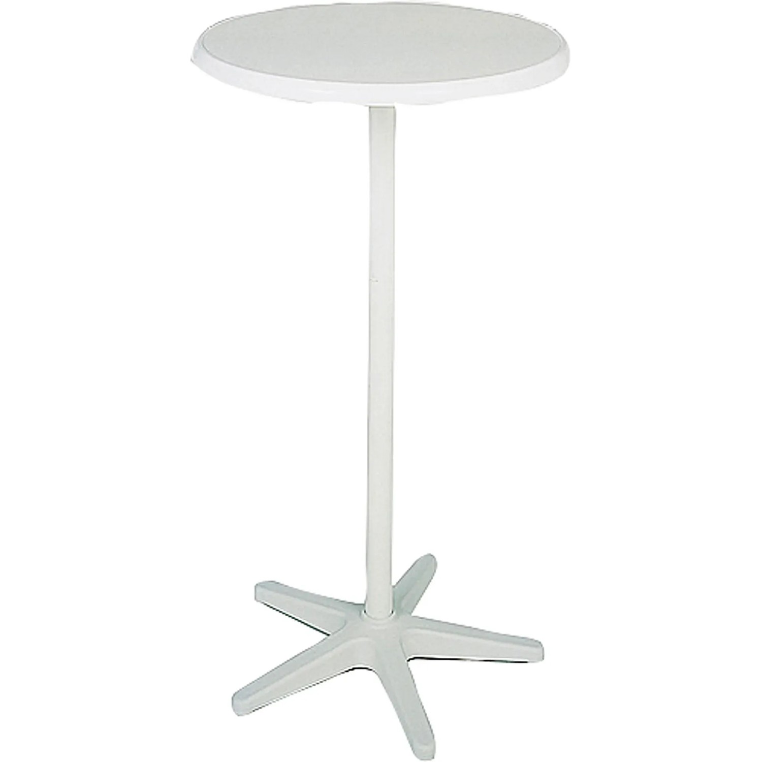 BEST Gartentisch Duo, höhenverstellbar, Stahl/Alcolit, ø 70 cm