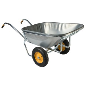 Haemmerlin Zweirad-Großmuldenkarre Expert Excellium, 230 l, verzinkte Mulde und Gestell.