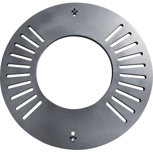 Remundi Wok-Ring L für Grills, Grillutensil aus Metall mit Aussparungen.