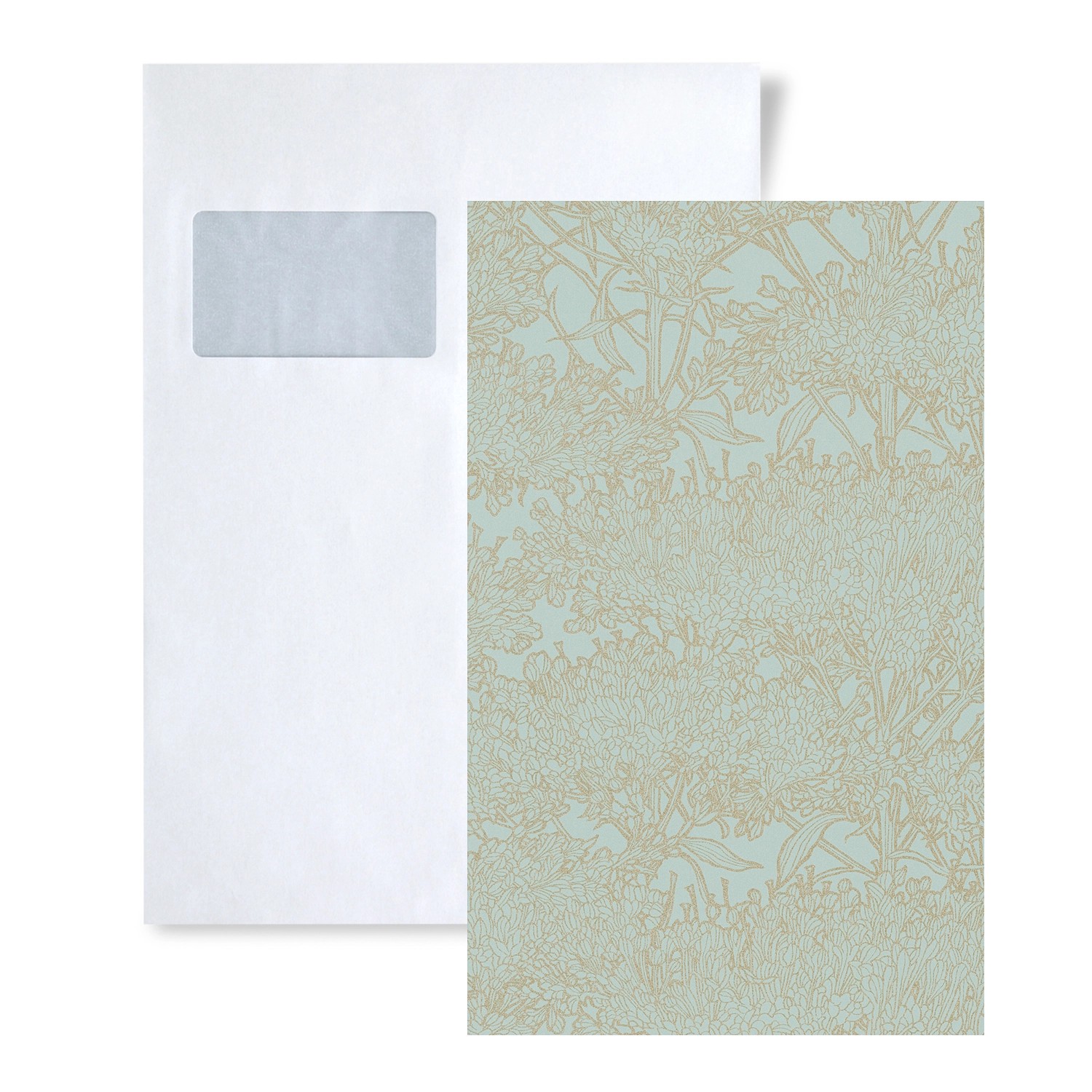 PROFHOME 1 MUSTERSTÜCK S-369722-GU DIN A4 MUSTER der Floral Tapete günstig online kaufen