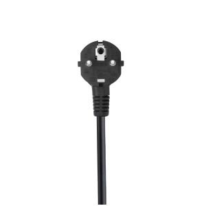 EcoFlow AC-Ladekabel mit Schuko-Stecker für Powerstation, 1,5 m, schwarz.