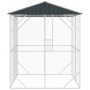 vidaXL Vogelkäfig Anthrazit 215 x 208 x 247 cm Verzinkter Stahl 3325152_7
