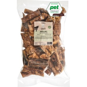 Primox Hunde-Snack Kauer Rinderlunge, 500g Packung, getrocknete Natursnacks für Hunde.