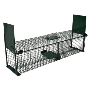 Moorland Safe Lebendfalle, 2 Eingänge, 25x25x100cm, für Ratten, Marder und Mäuse geeignet.