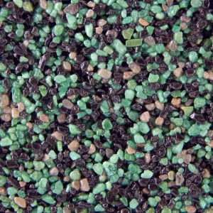 Terralith Buntsteinputz Mosaikputz 2mm 14 kg BSP34 Grün Schwarz Anthrazit