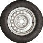 Stema Ersatzrad 155/80 R13 mit Stahlfelge für Autoanhänger.