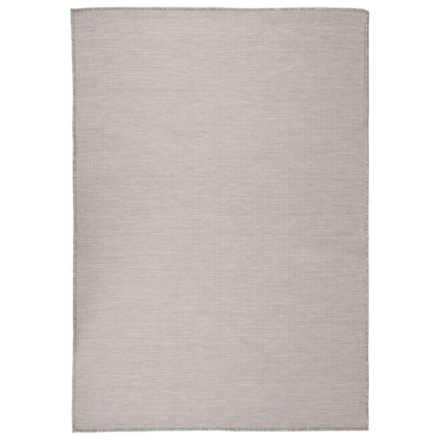 vidaXL Outdoorteppich Flachgewebe 160x230 Cm Taupe 1123953 günstig online kaufen
