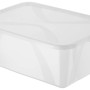 Transparente Rotho Clear Box Arco Men Shoe, 10 l, mit Deckel, ideal zur Aufbewahrung.