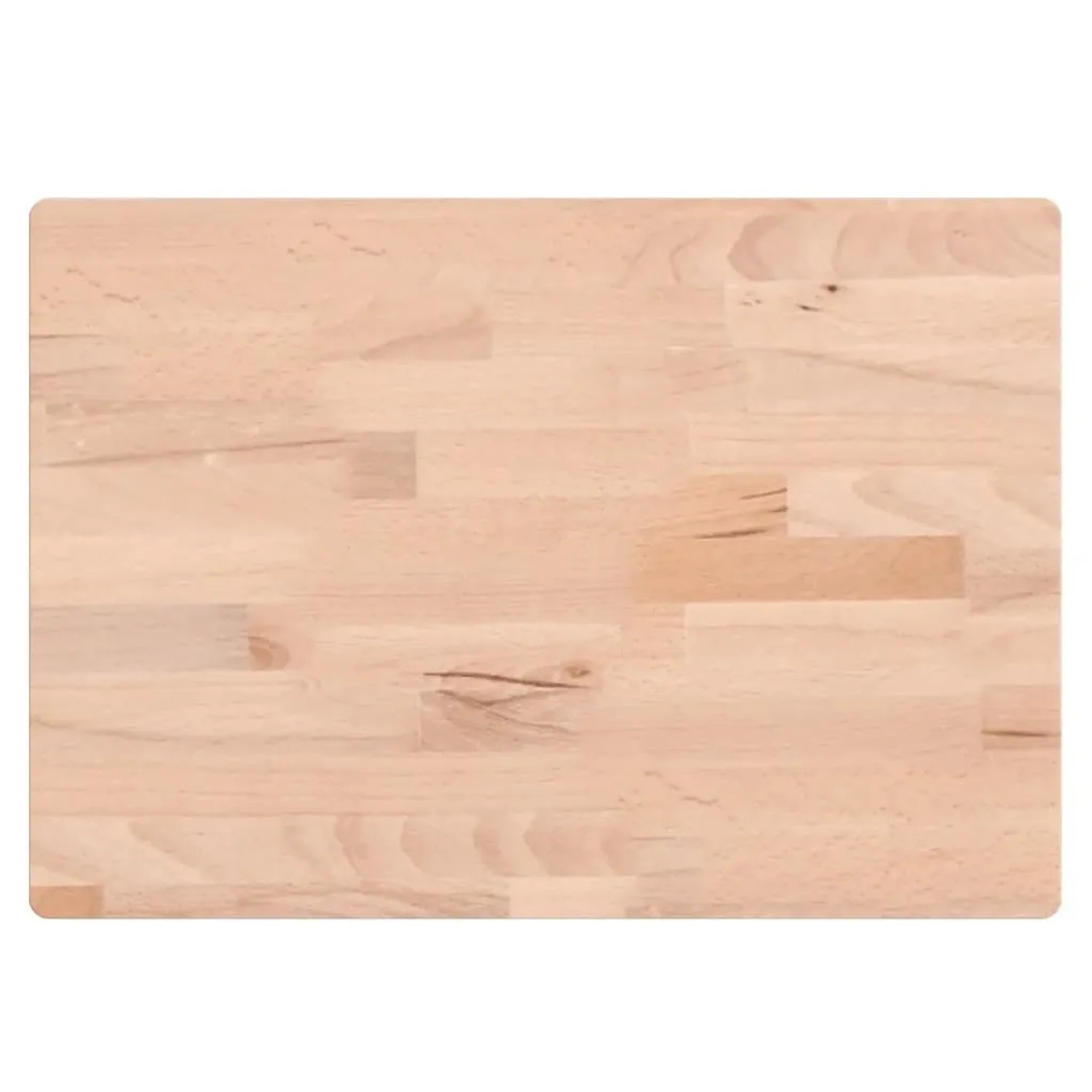 vidaXL Schneidebrett 50x35x4 cm Massivholz Buche 355996