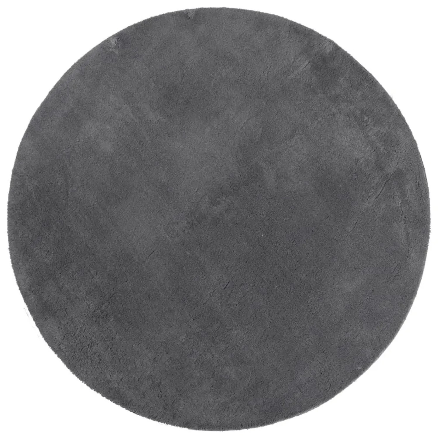 vidaXL Teppich HUARTE Kurzflor Weich und Waschbar Anthrazit Ø 120 cm 375010 günstig online kaufen