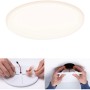 Rundes, dimmbares Paulmann LED-Einbaupanel Veluna VariFit, 17W, mit Montagebeispielen.