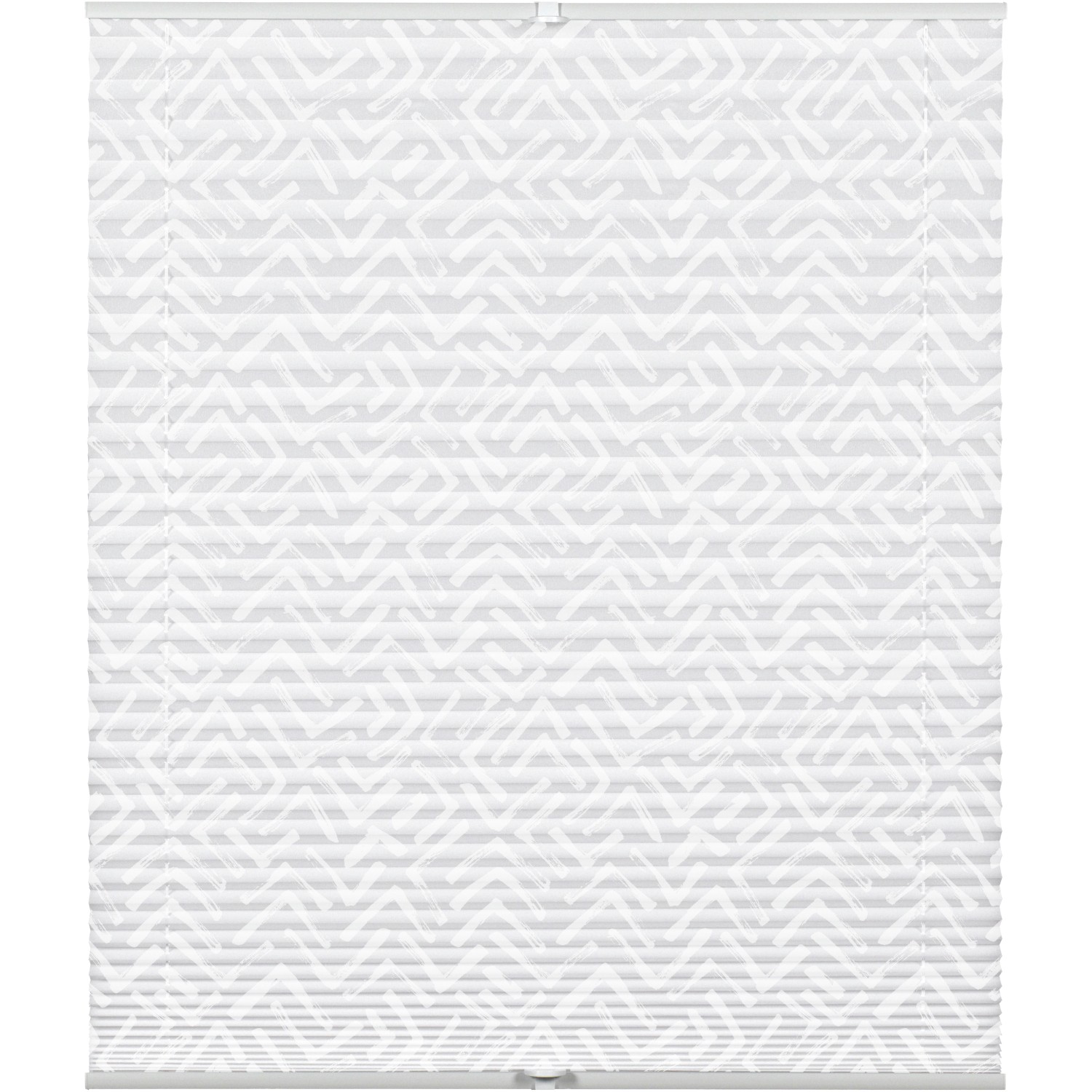 Gardinia Plissee Concept zum Klemmen Lissy 70 cm x 130 cm Weiß