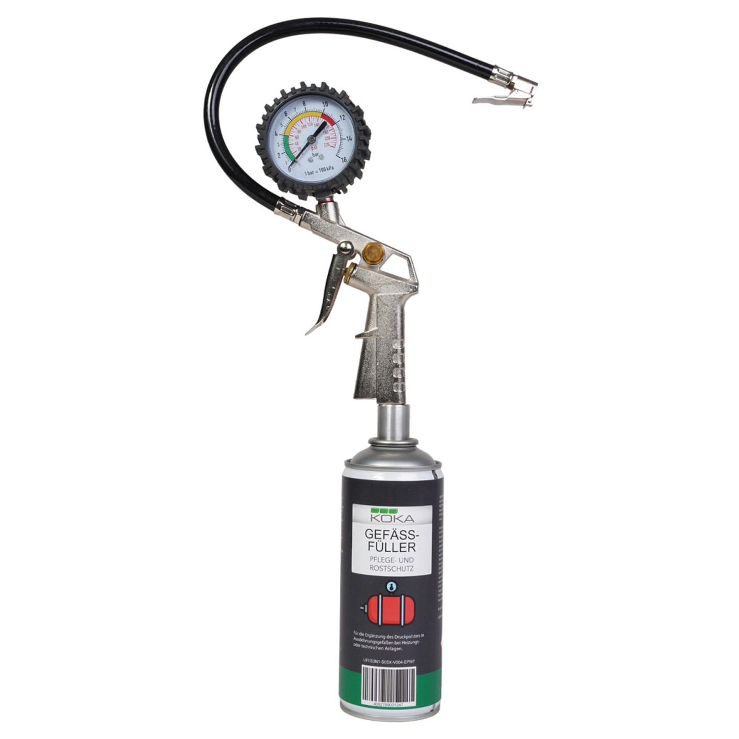 KOKA Gefäßfüller inkl. Adapter mit Manometer und Absperrung günstig online kaufen