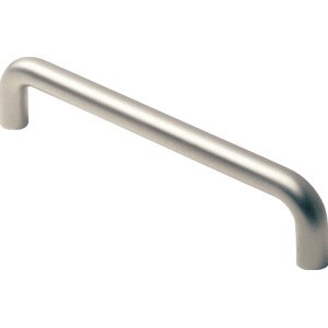 Aluminium Möbelgriff 6211A, matt vernickelt, für Schränke und Schubladen.