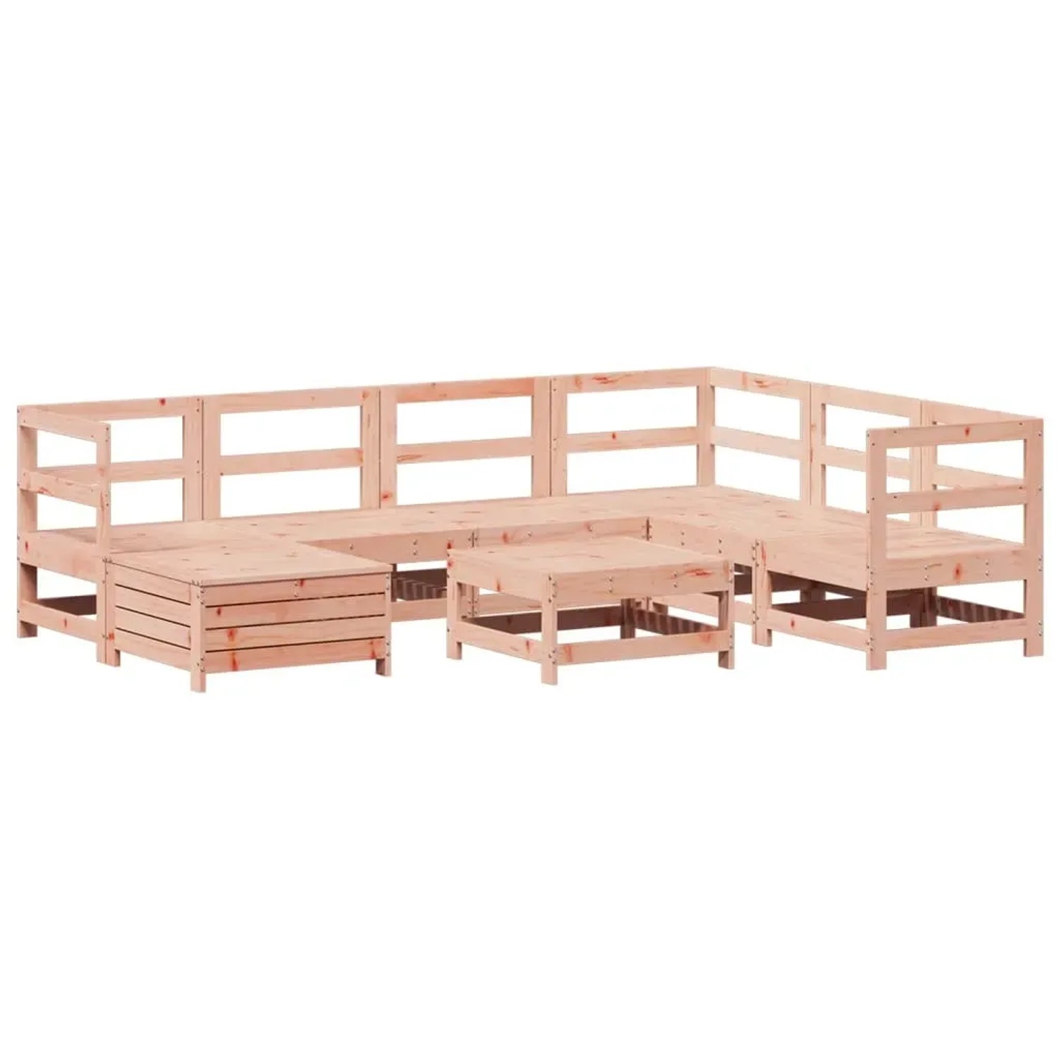 vidaXL 8-Tlg Garten-Sofagarnitur Massivholz Douglasie 3250558
