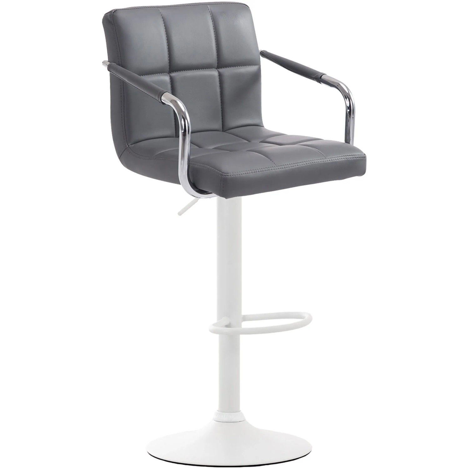 CLP Barhocker Lucy V2 Grau/Weiß